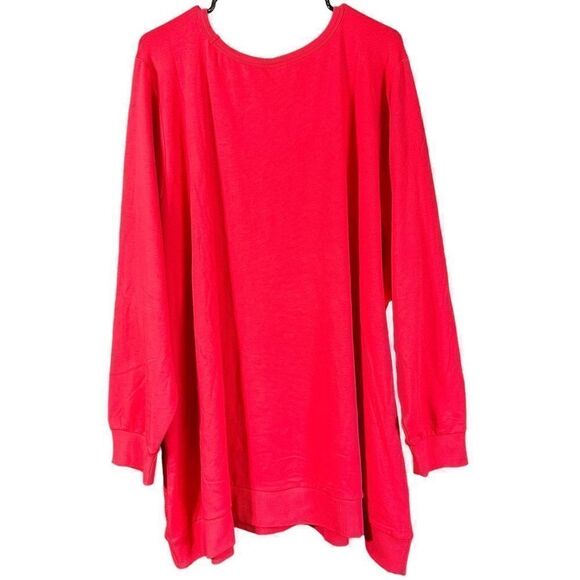 Torrid Ultra Soft Fleece Crew Neck Trim Studded Rhinestone Detail Sweatshirt - Picture 6 of 6